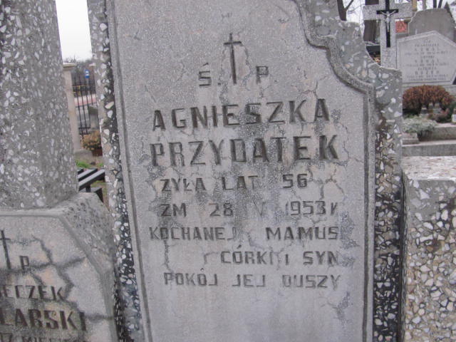 Agnieszka Przydatek Ostrowiec Świętokrzyski św. Michała - Grobonet - Wyszukiwarka osób pochowanych