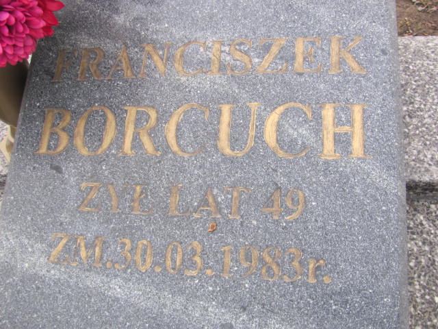 Franciszek Borcuch Ostrowiec Świętokrzyski św. Michała - Grobonet - Wyszukiwarka osób pochowanych