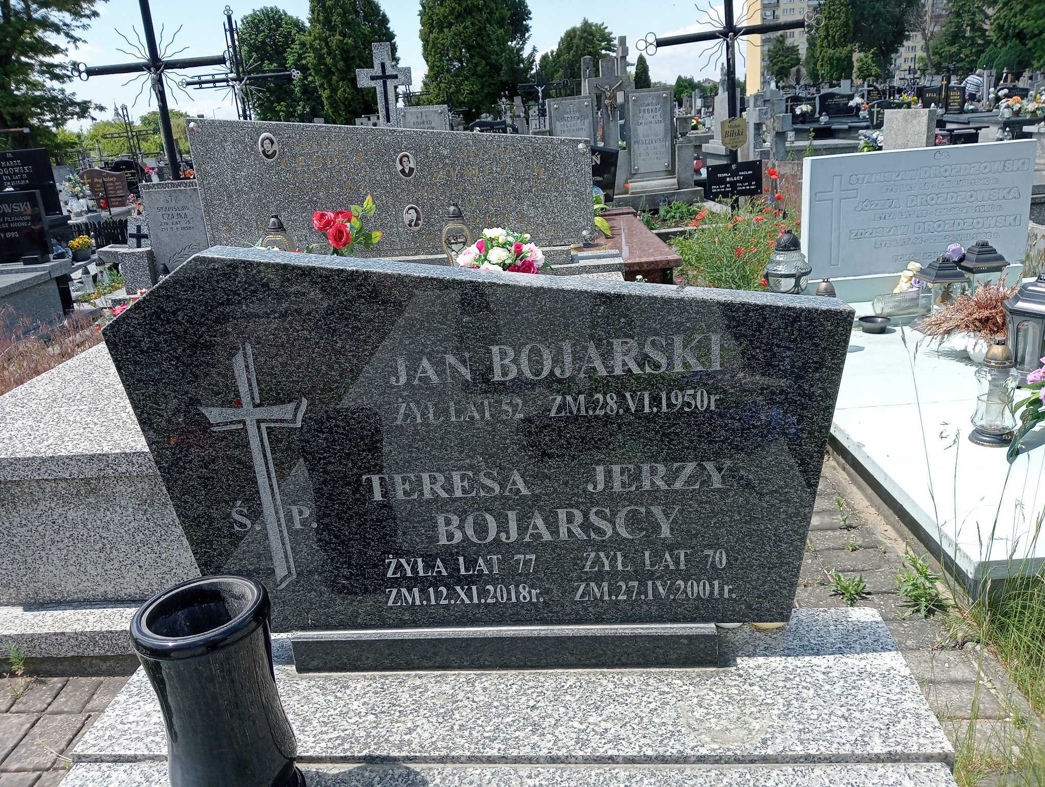 Jan Bojarski Ostrowiec Świętokrzyski św. Michała - Grobonet - Wyszukiwarka osób pochowanych