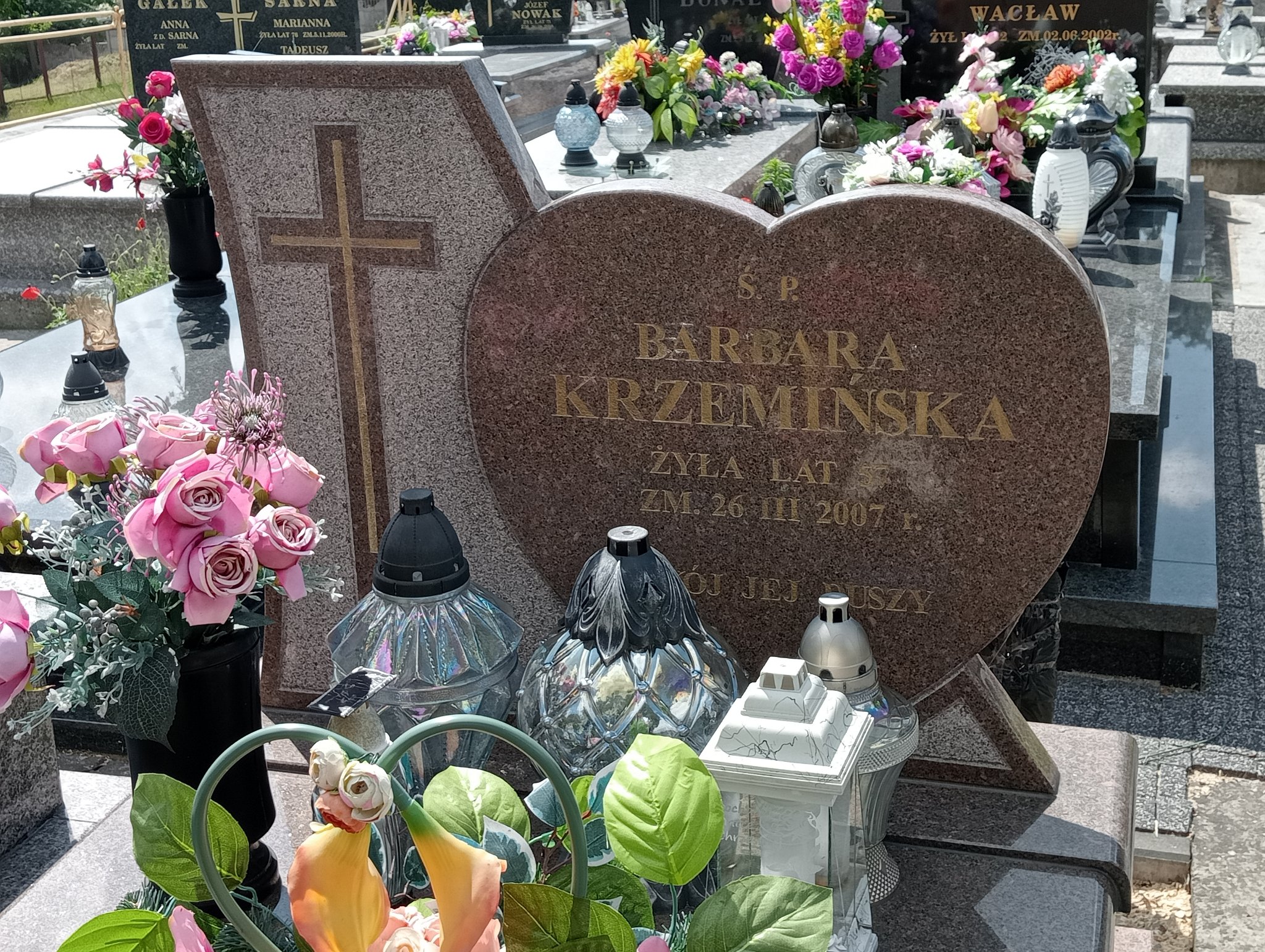 Barbara Krzemińska Ostrowiec Świętokrzyski św. Michała - Grobonet - Wyszukiwarka osób pochowanych