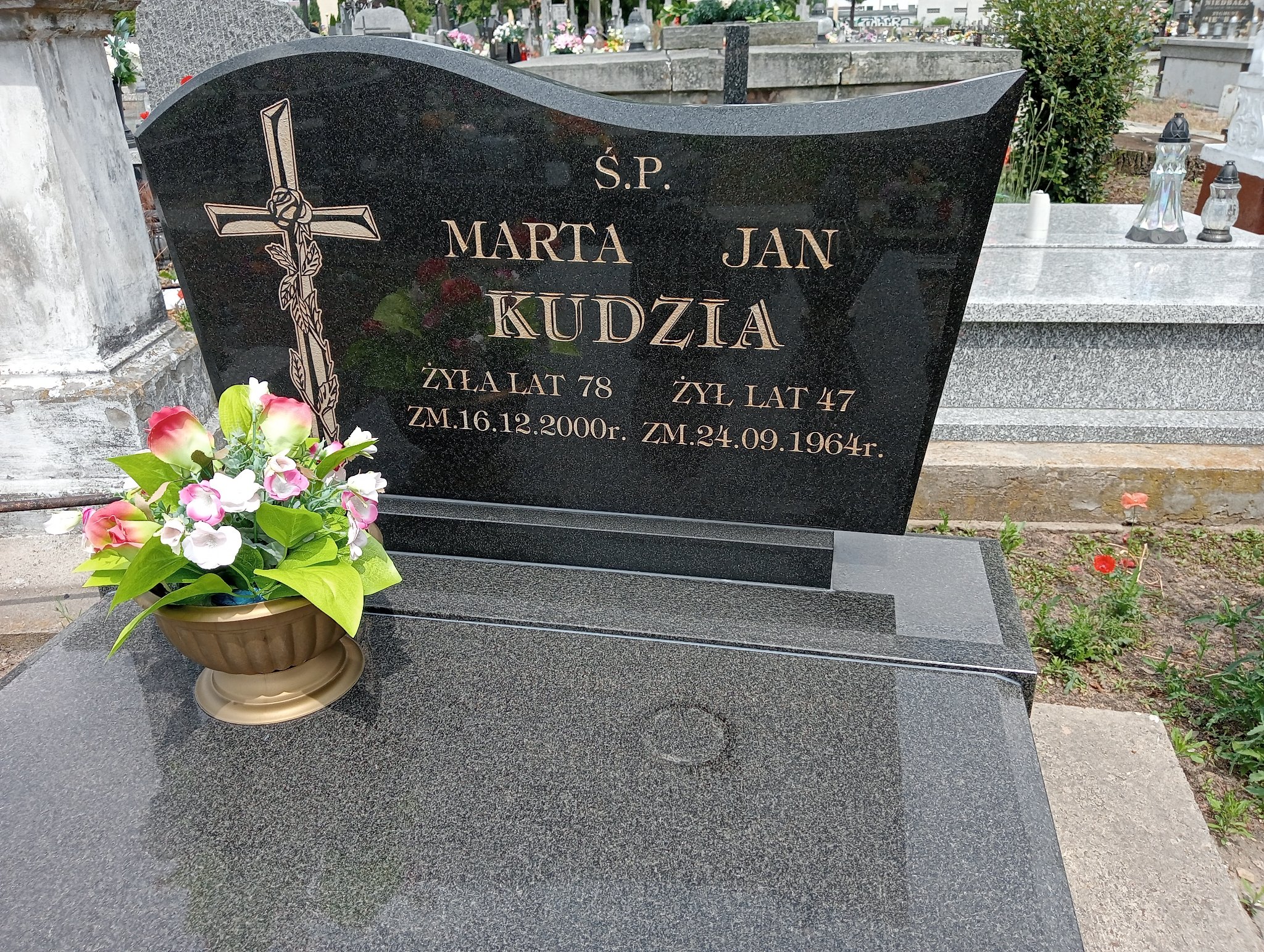 Marta Kudzia Ostrowiec Świętokrzyski św. Michała - Grobonet - Wyszukiwarka osób pochowanych