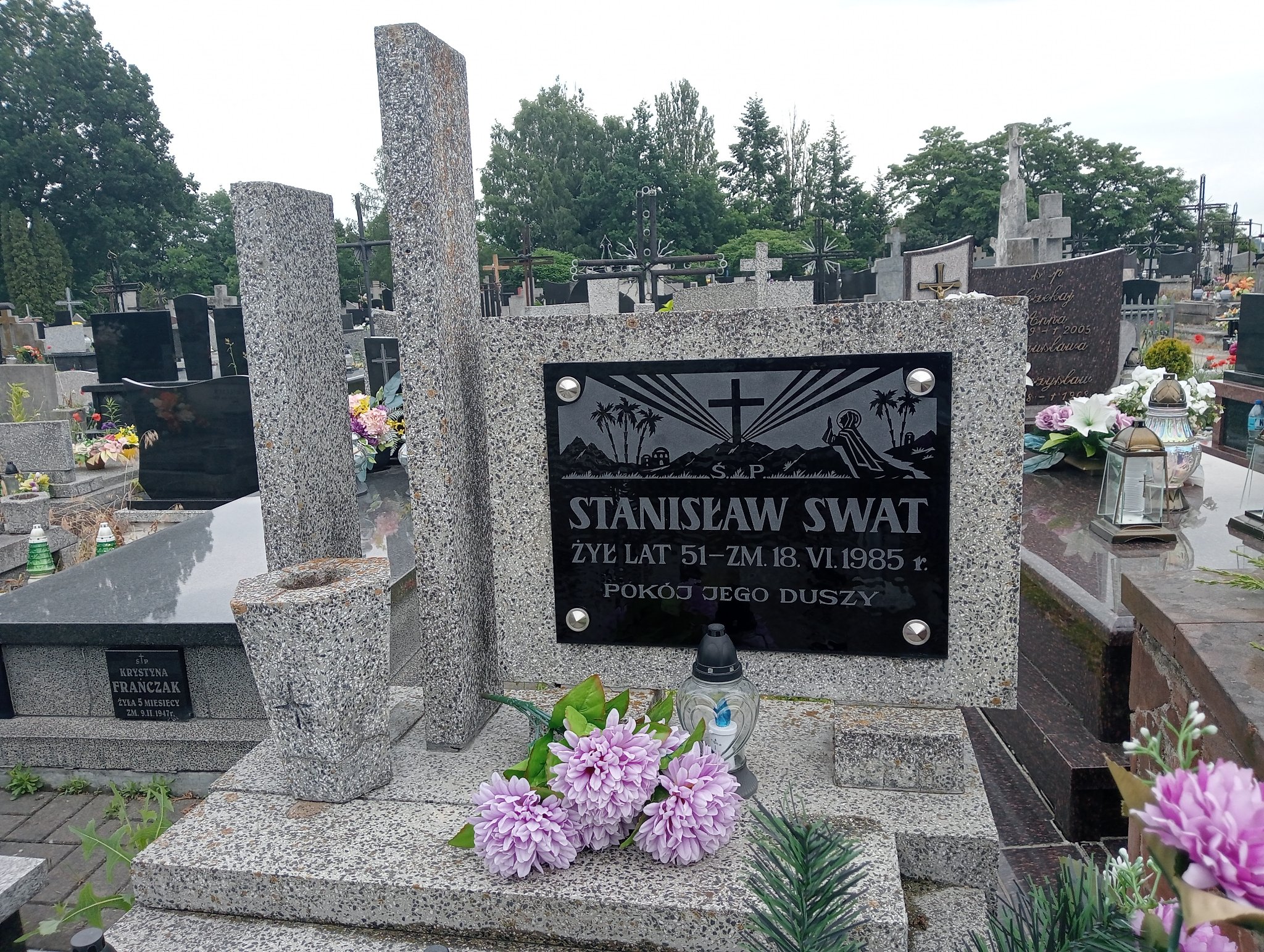 Stanisław Swat Ostrowiec Świętokrzyski św. Michała - Grobonet - Wyszukiwarka osób pochowanych