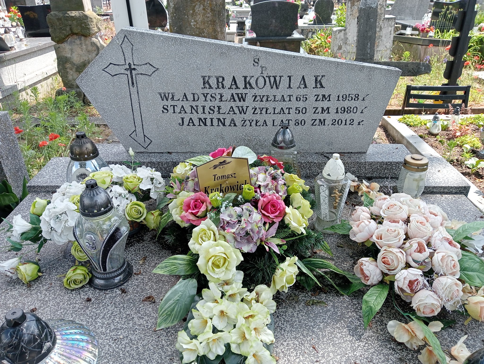 Tomasz Krakowiak 1956 Ostrowiec Świętokrzyski św. Michała - Grobonet - Wyszukiwarka osób pochowanych