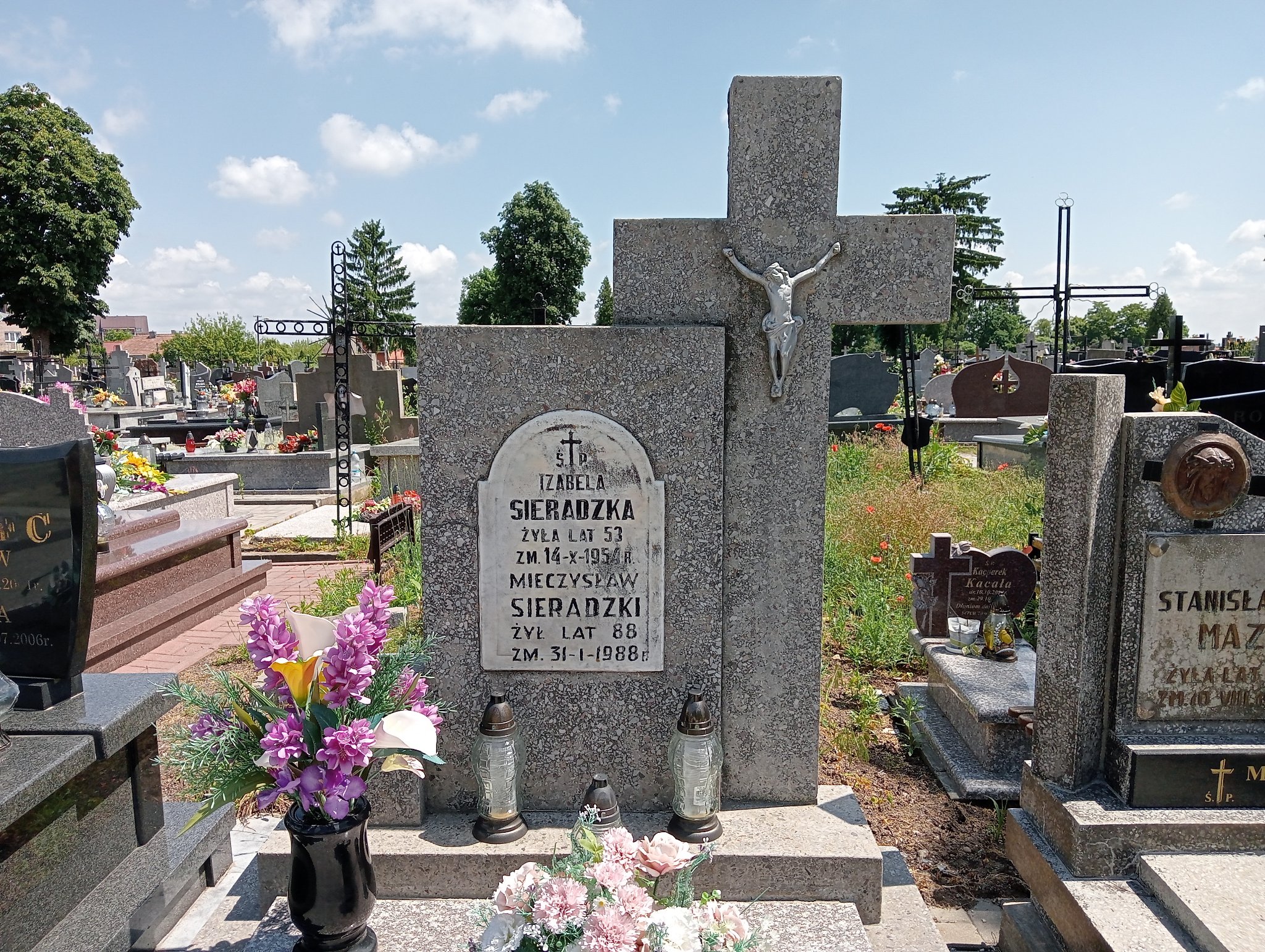 Izabela Sieradzka Ostrowiec Świętokrzyski św. Michała - Grobonet - Wyszukiwarka osób pochowanych