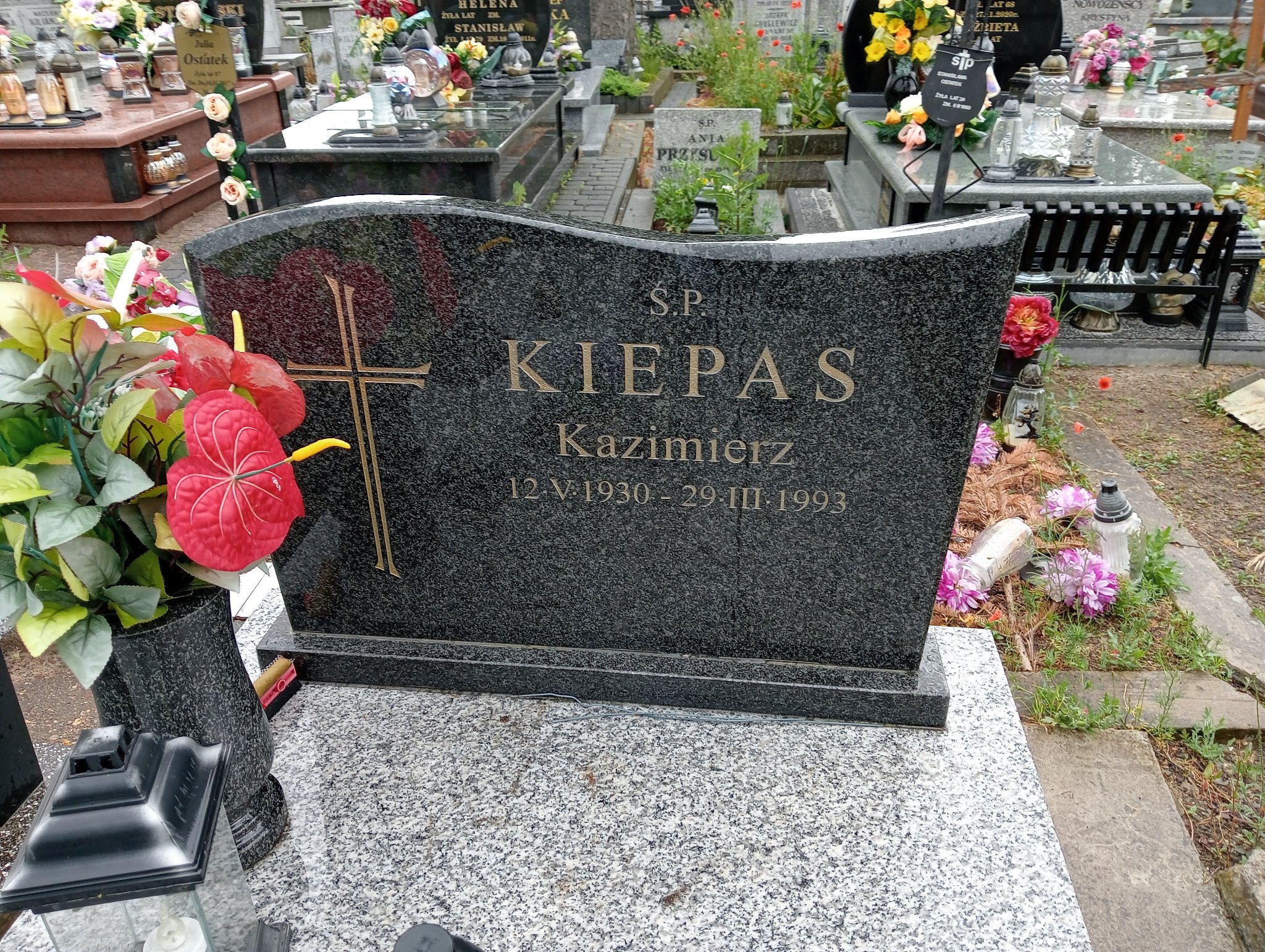 Andrzej Kiepas 1957 Ostrowiec Świętokrzyski św. Michała - Grobonet - Wyszukiwarka osób pochowanych