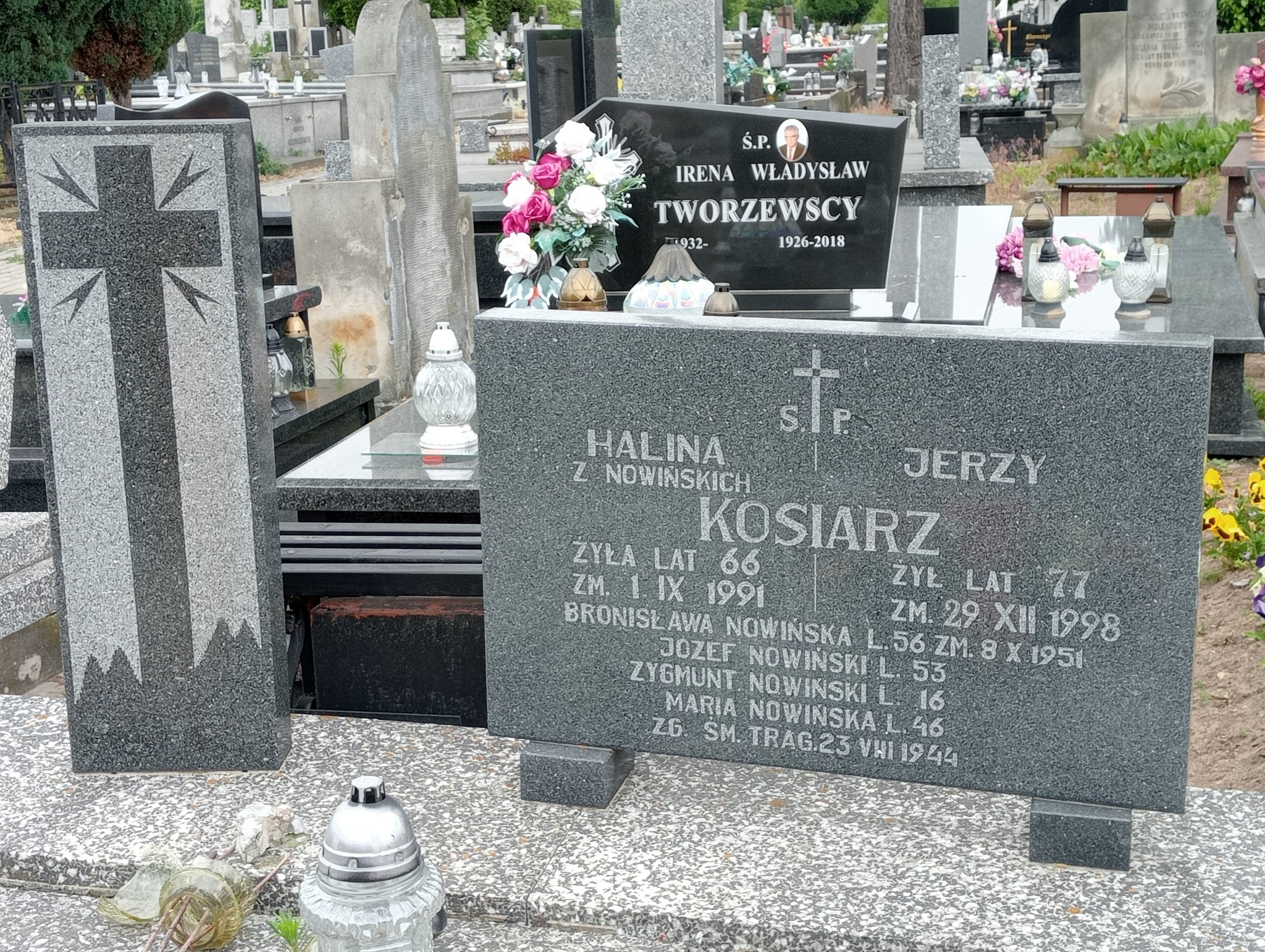 Maria Nowińska Ostrowiec Świętokrzyski św. Michała - Grobonet - Wyszukiwarka osób pochowanych