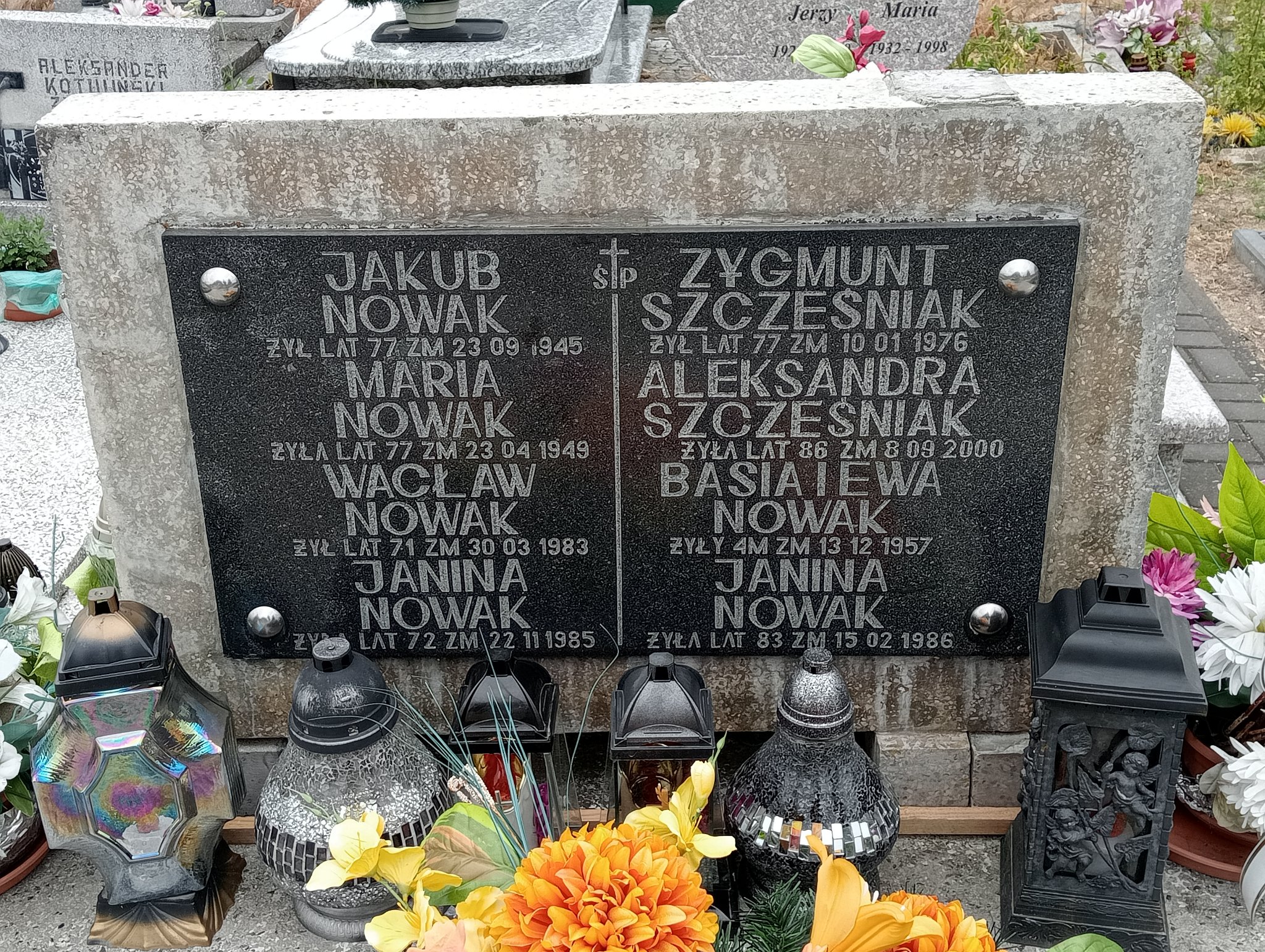 Janina Nowak Ostrowiec Świętokrzyski św. Michała - Grobonet - Wyszukiwarka osób pochowanych