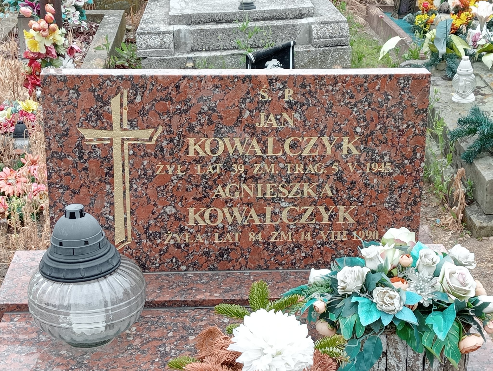 Agnieszka Kowalczyk Ostrowiec Świętokrzyski św. Michała - Grobonet - Wyszukiwarka osób pochowanych