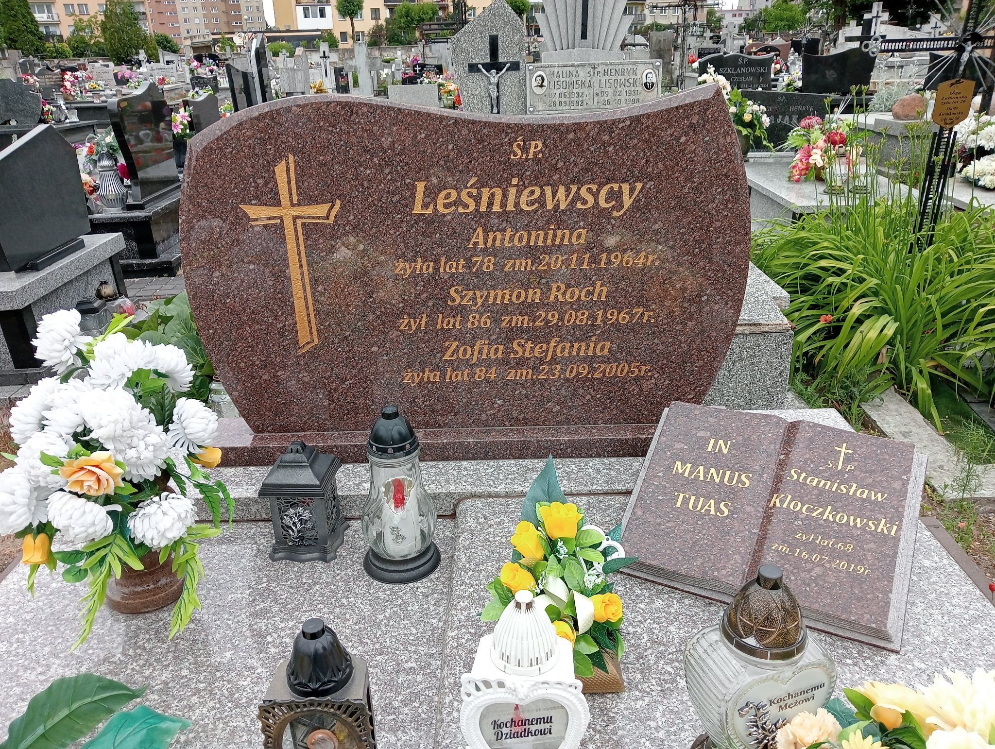 Antonina Leśniewska Ostrowiec Świętokrzyski św. Michała - Grobonet - Wyszukiwarka osób pochowanych