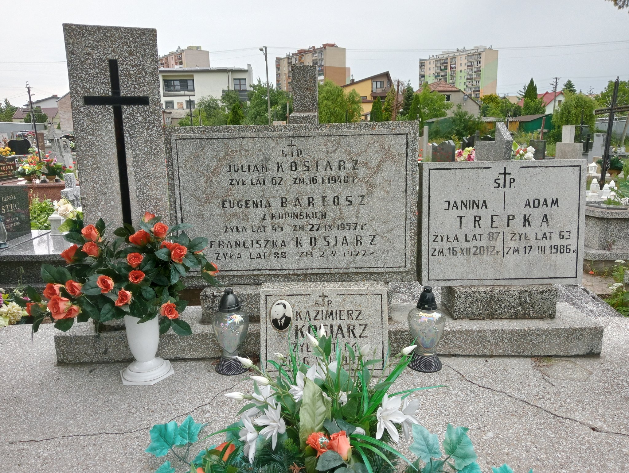 Janina Trepka Ostrowiec Świętokrzyski św. Michała - Grobonet - Wyszukiwarka osób pochowanych