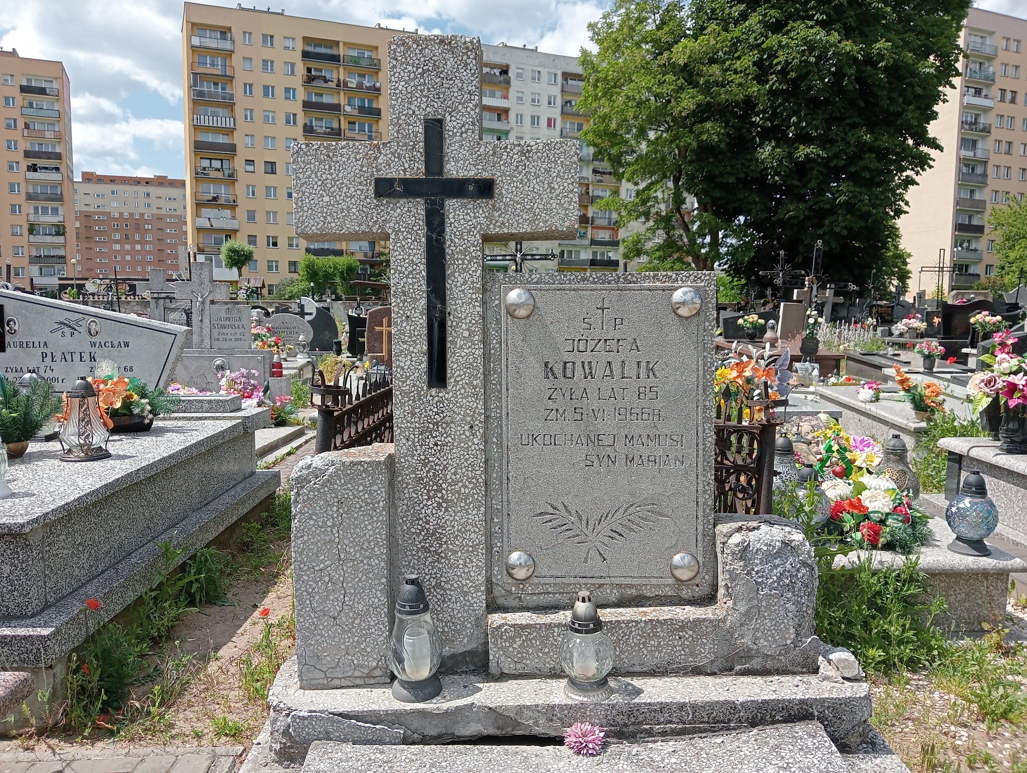 Józefa Kowalik Ostrowiec Świętokrzyski św. Michała - Grobonet - Wyszukiwarka osób pochowanych